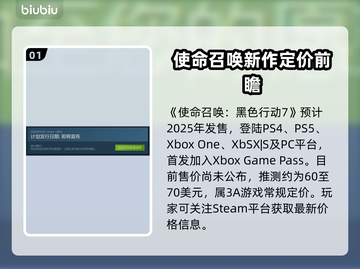 🔥COD22售价曝光！黑豹预告来袭💥截图2