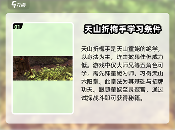侠客风云传前传✨天山折梅手获取与使用心得大公开！截图2