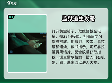 囚笼迷踪🔥监狱攻略：逃出生天⚡必看！截图4