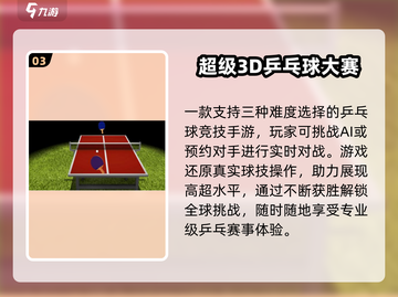 🔥2024必玩3D网球游戏TOP榜🏆截图4