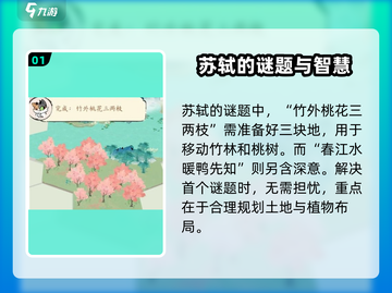 淡墨水云乡🔥陆游苏轼解谜全攻略💎截图2