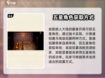 歧路旅人大陆的霸者开局送五星角色！🔥游戏党必看！截图4