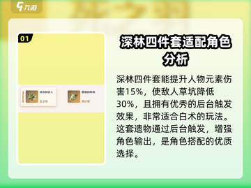 原神⚡白术最强圣遗物搭配及词条选择攻略！截图2