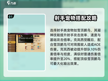 万龙觉醒🔥克岚西宠物最强搭配攻略来啦！截图2