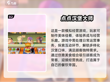 🍔2024超好玩汉堡游戏排行，趣味无限等你来挑战！截图3