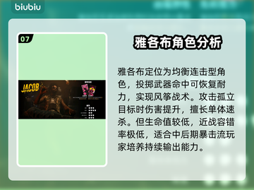 死亡岛2最强角色🔥新手必选角色推荐🎮截图8