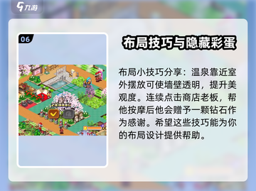 温泉物语2🔥前期布局图攻略，初期规划一目了然！🎮截图7