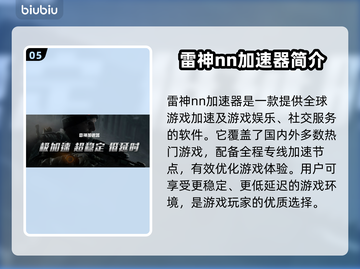 电脑版游戏加速器推荐，玩转全球游戏⚡🔥截图6