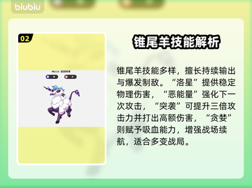 🔥洛克王国锥尾羊技能全解！🐑💥截图3