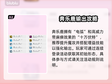 洛克王国奔乐鹿神技曝光！🦌💥截图3