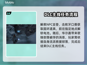 地平线零之曙光🔥冰尘雪野任务全解析❄截图5