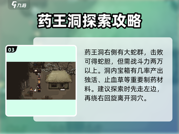 大江湖之苍龙与白鸟🔥药王洞通关秘籍✨截图4