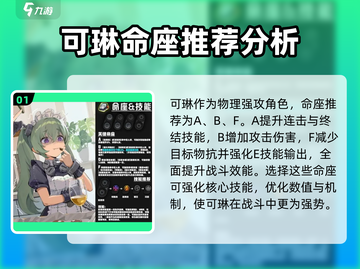 绝区零可琳命座🔥超全推荐与介绍！截图2