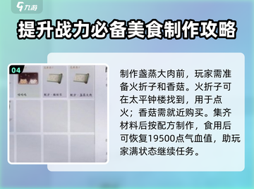 燕云十六声🔥盏蒸大肉配方解锁全攻略✨截图5