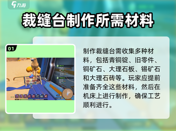 《沙石镇时光》裁缝台建造攻略🌟游戏必备！截图2