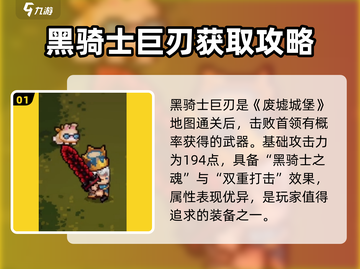 《元气骑士前传》黑骑士巨剑强度爆表💥截图2