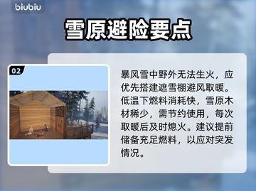 《荒原曙光》雪原通关神技🔥截图3