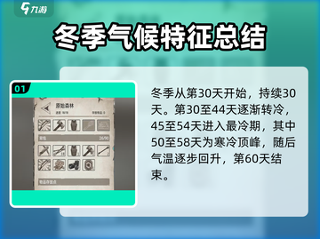 荒野日记"winter"❄生存秘籍：冬天从第几天到第几天？截图2