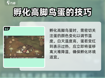 饥荒联机版🔥高脚鸟蛋孵化方法大揭秘🎉截图3