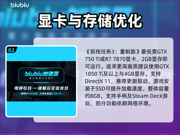 🎮前线任务3重制版配置要求曝光！截图3