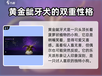 剑灵2手游🔥黄金龇牙犬超详细解读来啦！截图2