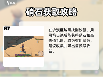 《沙石镇时光》硝石获取大揭秘💥截图2