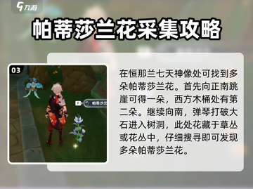 原神🔥帕蒂莎兰采集位置全解密！💎截图4