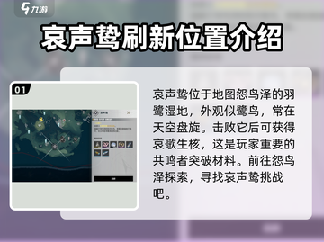 鸣潮⚡哀声鸷获取地点大曝光！快来看看在哪捕捉🔥截图2