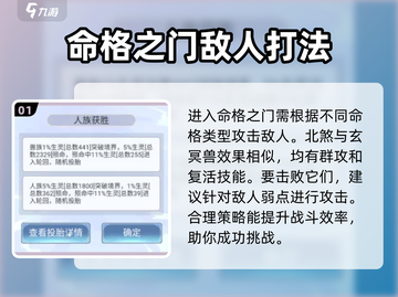 天道创造命格之门打法🔥超详细通关攻略来啦！截图2