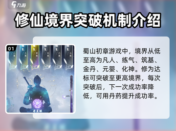 蜀山初章🔥境界划分及玩法攻略超详细！截图2