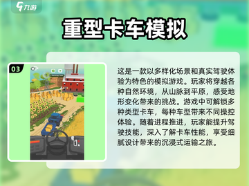 2024必玩！🔥超真实3D挂车模拟驾驶游戏合集🚗截图4