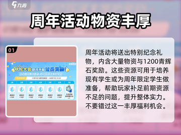蔚蓝档案💥一周年限定活动大曝光！不容错过的狂欢🎉截图2