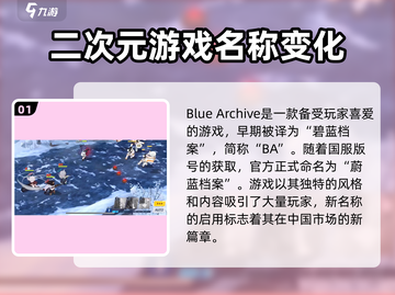 蔚蓝档案≠碧蓝档案！游戏区别大揭秘💥截图2