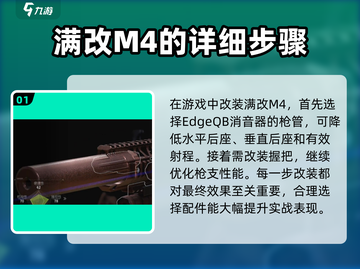 萤火突击|M4满改🔥超简单改装方法分享！截图2