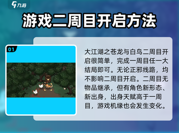 大江湖之苍龙与白鸟🔥二周目开启方法💡截图2