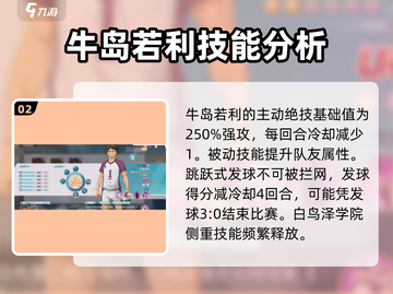 排球少年手游🔥牛岛若利技能全面解析🎉截图3