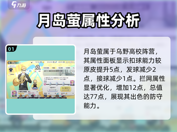 排球少年手游🔥月岛萤技能全面解析✨截图2