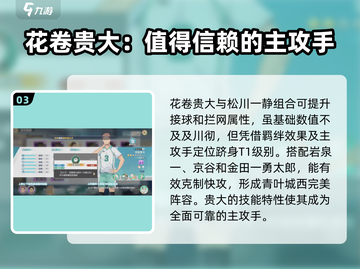 排球少年手游💥花卷贵大球员超强解析来啦！截图4