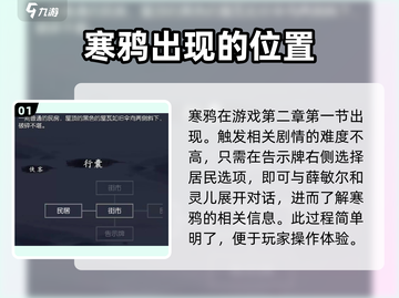 你的江湖🔥抓寒鸦攻略💡方头括号里全都有！截图2