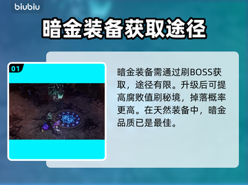 最后纪元暗金装备合成攻略🌟游戏党必看！截图2
