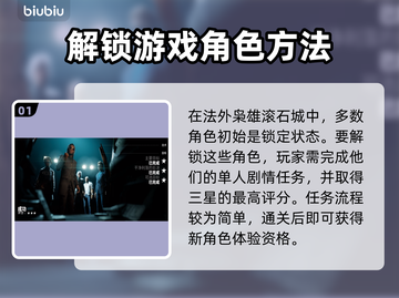 法外枭雄滚石城😎人物解锁全攻略💎截图2