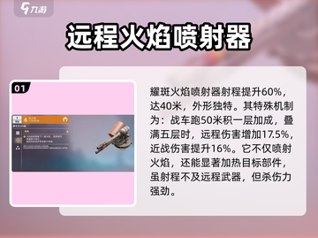创世战车🔥必装火焰发射器推荐，威力爆表！截图2