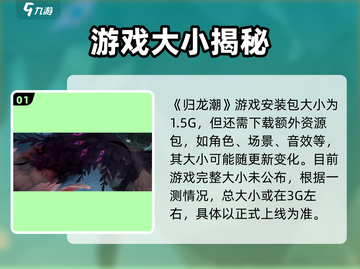 归龙潮多少G？《归龙潮》超详细容量解析🔥截图2