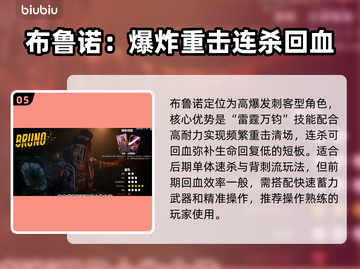 死亡岛2最强角色🔥新手必选角色推荐🎮截图6
