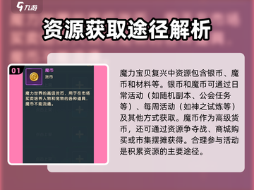 魔力宝贝复兴版🔥资源获取全攻略！新手必看👇截图2