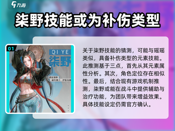 原神：归龙潮柒野技能大曝光！💥截图2
