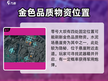 三角洲行动🔥零号大坝出金点全解析！💎截图2
