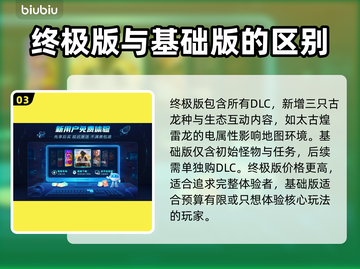 怪物猎人荒野终极版✅比普通版多哪些内容？截图4