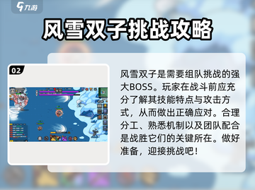 英勇之地风雪双子打法🔥超详细应对攻略🎉截图3