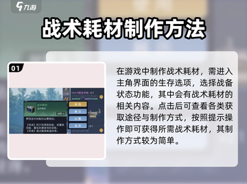 黎明觉醒✨：战术耗材制作与获取全攻略！截图2